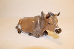 Royal Copenhagen Figurine nr 4683 Jersey Cow Rare for sale. kongelig kongeligt porcelæn figur jersy ko til salg