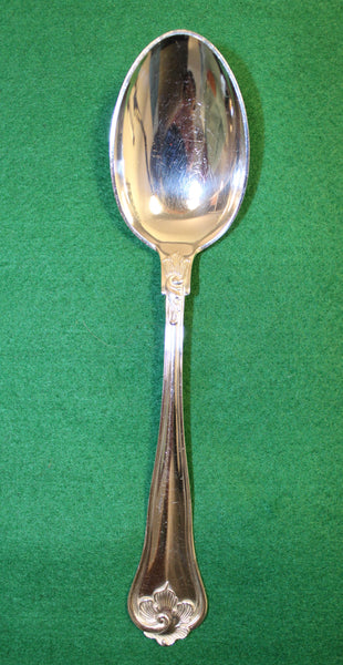 Cohr Silverware Saxon Pattern Soup Spoon Silver for sale. saksisk sølv suppe ske til salg