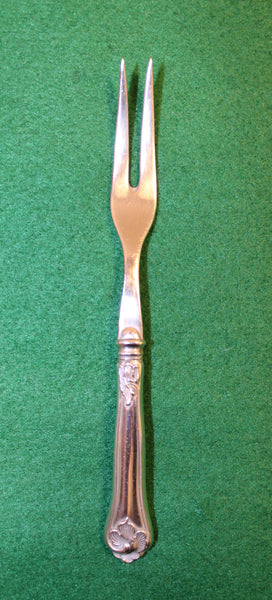 Cohr Silverware Saxon Pattern Cold Cut Meats Knife Silver for sale. saksisk pålægs gaffel sølv til salg