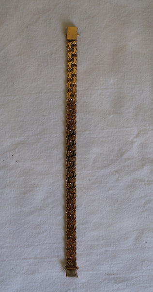 8 karat guld Bismark armbånd 18 cm
