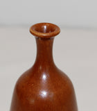 Yngve Blixt Stilish Vase Höganäs Signed 1953 brown harefur glaze for sale. yngve blixt svensk keramik vase til salg